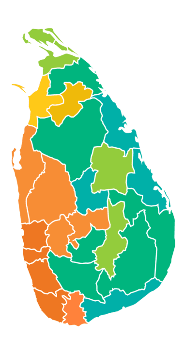 Sri Lanka interactive destination map